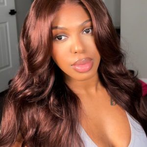 [24 Inch BOGO]UNice Glueless Auburn Brown13x4 Pre-Everything™ Lace Frontal Loose Wave 100% Human Hair Wig with Invisi Drawstring & Face Framing Layers
