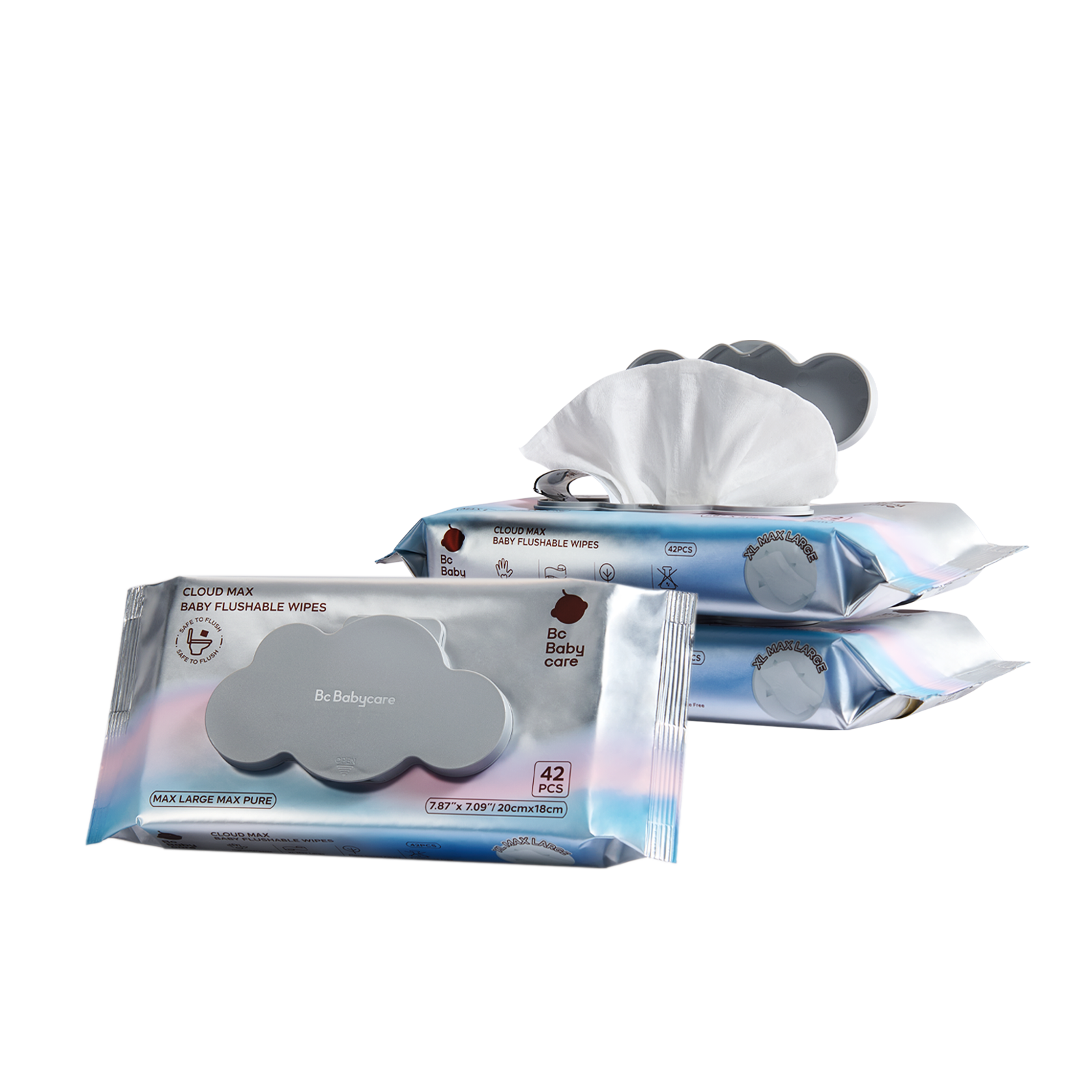 Cloud Max Flushable Wipe