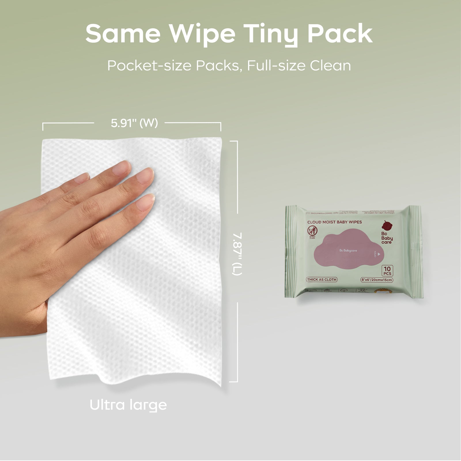 Cloud Moist Baby Wipe