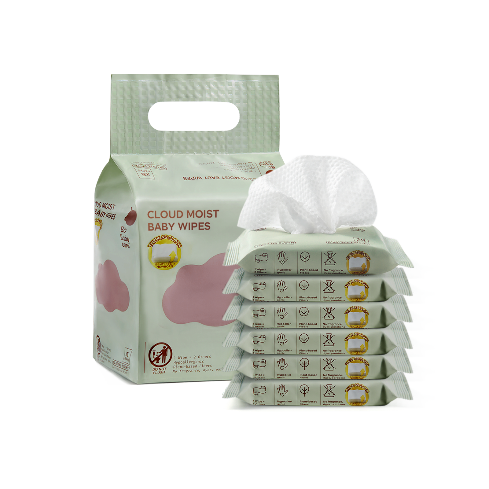 Cloud Moist Baby Wipe