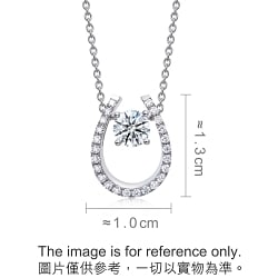 'Iconic' 18K White Gold Diamond Necklace