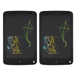 Kids' 10.5-Inch LCD Writing Tablet (1 or 2-Pack) - Waloo 10.5 Writing Tablet 2 PC Black