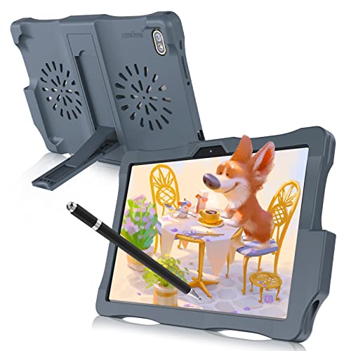 kinstone Kids' Tablets Android PC Tablet for Kids 10.1 inch Quad-Core 3GB RAM 64GB ROM,Tablet with Case and Touchscreen Pen for Kids, WiFi PC,6000mAh