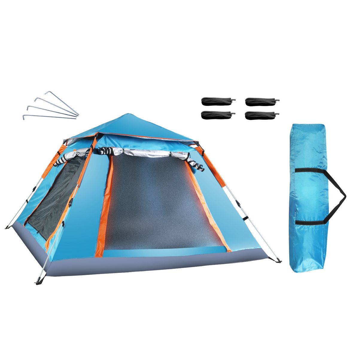 LakeForest® 4-5 Person Camping Tent - LakeForest 4-5 Person Camping Tent BLU