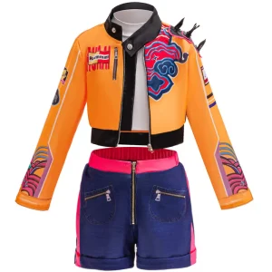 LOEL Demon Costume Kids Cosplay Girls Hunters Singers Stage Role Play Outfit Toddler Halloween Costumes