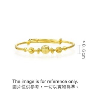'New Born' 999.9 Gold Baby Bangle