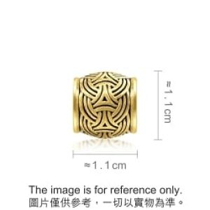 'Noir' 999 Gold Charm
