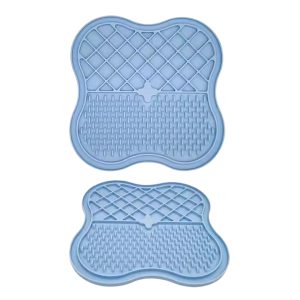 Pets' Silicone Licking Food Mat - Blue
