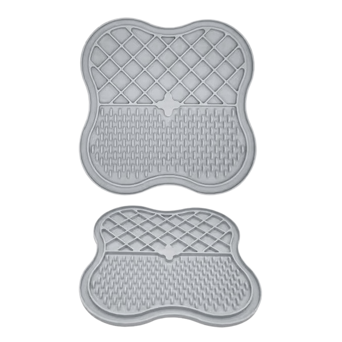Pets' Silicone Licking Food Mat - Gray