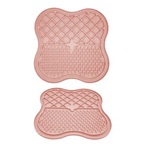 Pets' Silicone Licking Food Mat - Light Pink