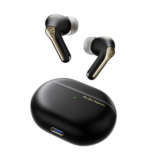 SoundPEATS Capsule3 Pro+ Bluetooth Kopfhörer Hi Res Audio mit LDAC, In Ear Kopfhörer Aktive Geräuschunterdrückung, HiFi Stereo Sound mit XMEMS Tre