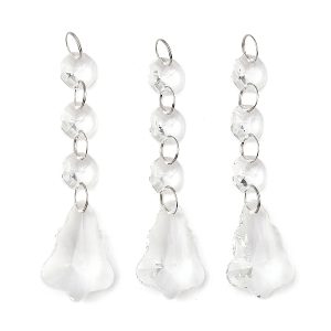 Transparent Glass Pendants for Curtains