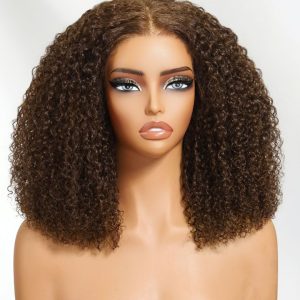 UNice 13x4 Pre-Everything™ Lace Frontal Dark Brown Afro Kinky Curly Glueless Drawstring Wig