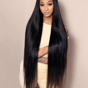 UNice 38 Inch Extra Long Bussdown Straight Undetectable HD 13x4 Lace Front Human Hair Wig