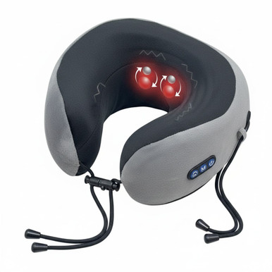Wireless Shiatsu Neck Massage Pillow for Tension Relief