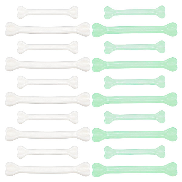 2-Set Mixed Color Halloween Bone Decorations