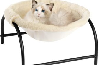 Breathable Cat Hammock Bed with Stable Steel Frame