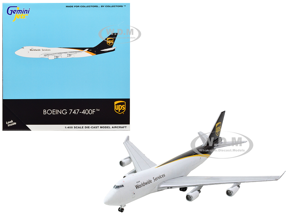 GeminiJets Boeing 747-400F UPS Diecast Model 1/400