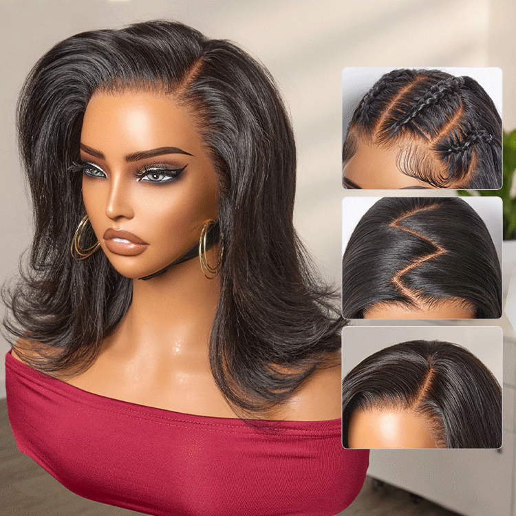 Glueless 13x4 Frontal Lace Human Hair Wig