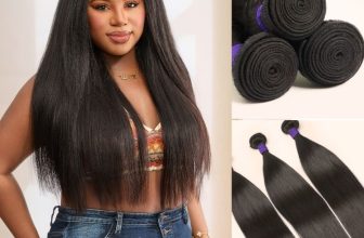 Luvme Too Easy Texture Yaki Straight Human Hair Bundles