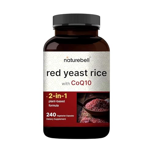 NatureBell Red Yeast Rice with CoQ10 Vegetarian Capsules
