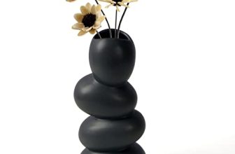 Notakia Handcrafted Ceramic Cobblestone Flower Vase