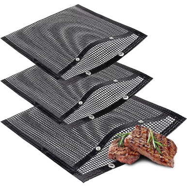 Seamless Outdoors Reusable Grill Mesh Bags Set