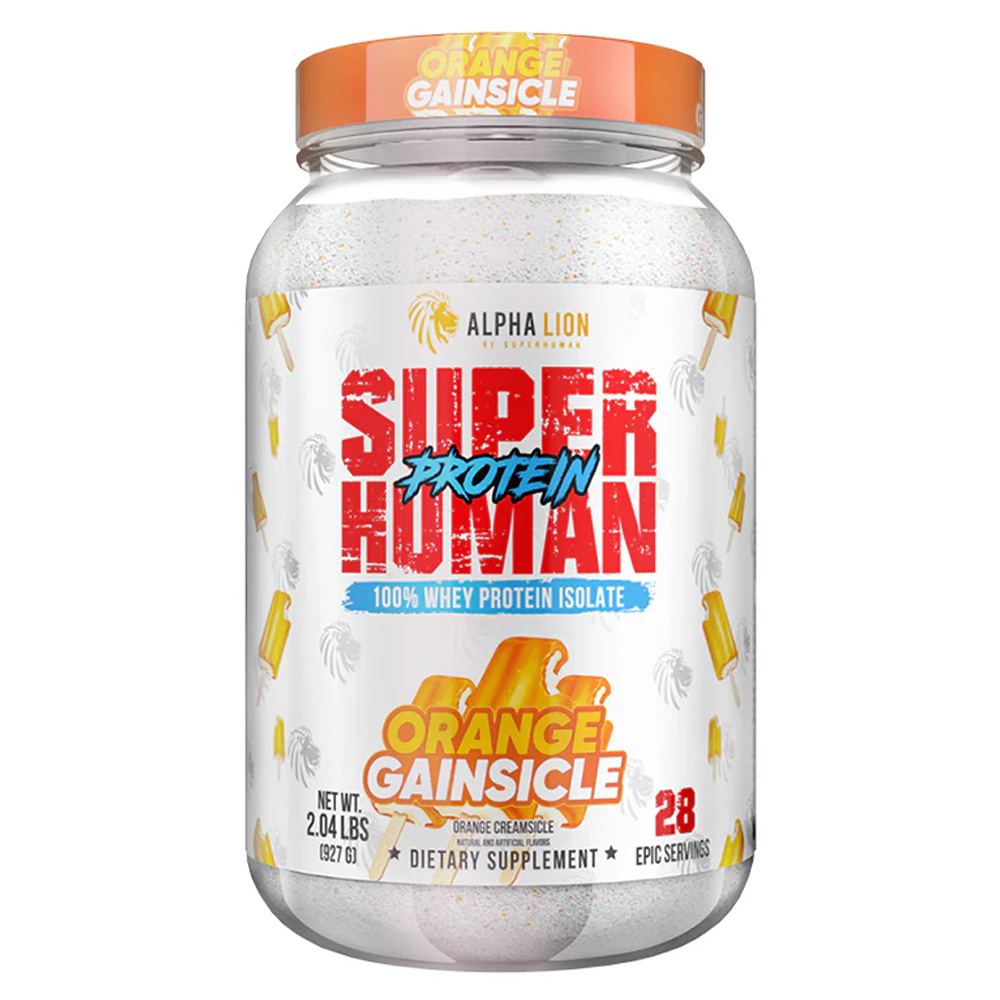 Superhuman Protein - Whey Protein Isolate - Orange Gainsicle (Orange Creamsicle)