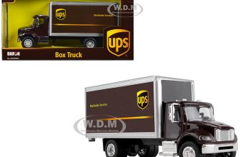 UPS Brown Box Truck 1/50 Diecast Model