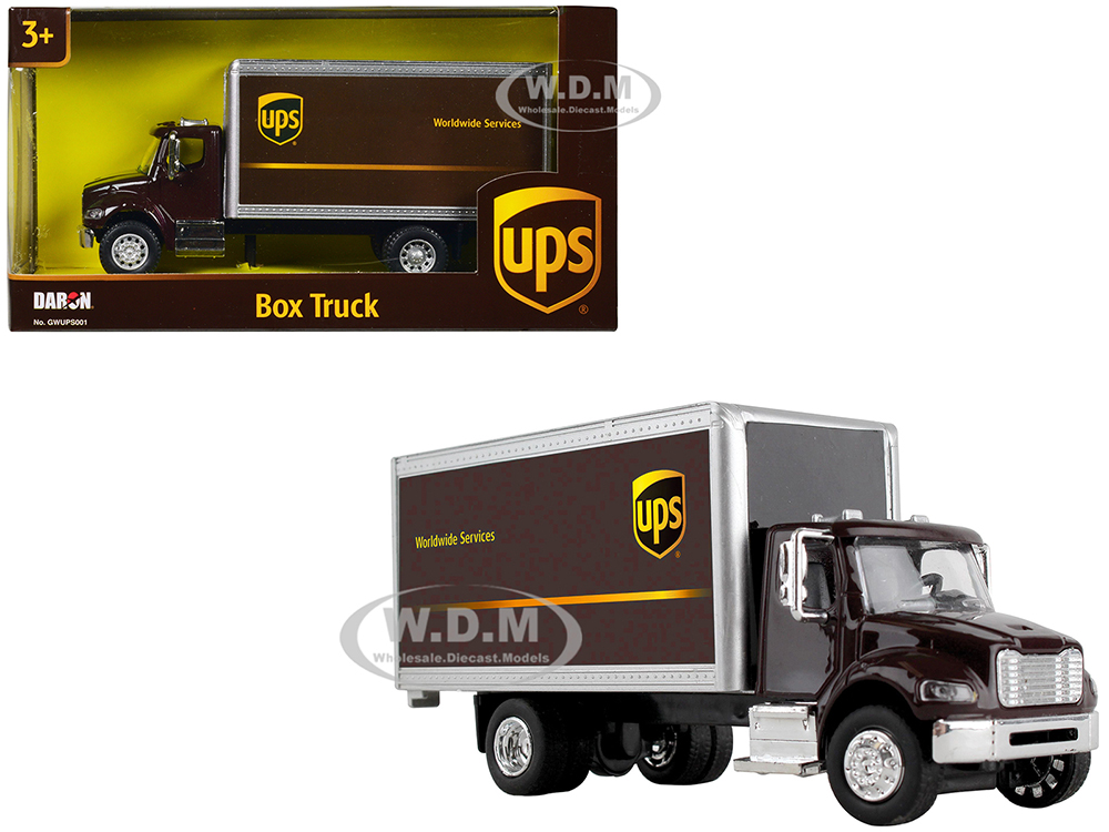 UPS Brown Box Truck 1/50 Diecast Model