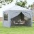 10 X 10 Foot Pop-up Outdoor Canopy Tent with Detachable Sidewalls – Canopy Tent -White