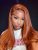 26″ Burnt Orange 13×4 Lace Front Wig 200% Density With Butterfly Wolf Layered Cut