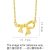 999.9 Gold Bow Tie Necklace