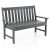 All-Weather Outdoor Garden Bench – Garden Bench-Gray