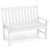 All-Weather Outdoor Garden Bench – Garden Bench-White