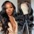 Ashimary 13×6 HD Swiss Lace Front body wave black human hair Pre Plucked Wigs For Women
