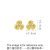 ‘Blossom’ 999 Gold Diamond Flower Earrings