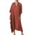 Bsubseach Women Kaftan Dresses Caftan Loungewear Maxi Dress Swimsuit Cover Up Beachwear B-orange Red