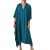 Bsubseach Women Kaftan Dresses Caftan Loungewear Maxi Dress Swimsuit Cover Up Beachwear B-peacock Blue