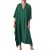 Bsubseach Women Kaftan Dresses Caftan Loungewear Maxi Dress Swimsuit Cover Up Beachwear B-peacock Green