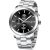 CRRJU Mens Stylish Casual Quartz Watches for Men Luxury Waterproof Calendar Chronograph Japan Movement Wristwatches S silver black