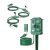DEWENWILS Outdoor Power Stake Timer, Outdoor Extension Cord