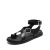 DREAM PAIRS Womens Strappy Sandals Flat Thong Comfortable Footbed PLatform Summer Fashion Vocation Shoes 9 Black