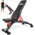 FLYBIRD Commercial Grade Adjustable Weight Bench – 1300LBS Capacity, 6+3 Positions for Ultimate Strength Training & Bench Press, with Easy-Roll Wheels