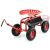 Garden Rolling Cart with Basket  – Garden Cart-Red