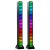 GetLit Sound-Activated Multi-Color Light Bar (2-Pack) – Black