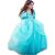 Girls Cinderella Costumes Halloween Princess Dress Up Fancy Birthday Party Ball Gown Mermaid 2 8-9 Years