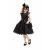 Halloween Christmas Black Costumes Dress for Girls Kids Gothic Cosplay Outfits Black01 7 Years