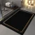 Line Border Design Bathroom Soft Absorbent Mat, Non-slip Quick Drying Bath Mat, Household Textiles for Bathroom Floor, Bathroom Accessories, Rugs for