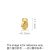 ‘M’ 999 Gold Diamond Single Earring